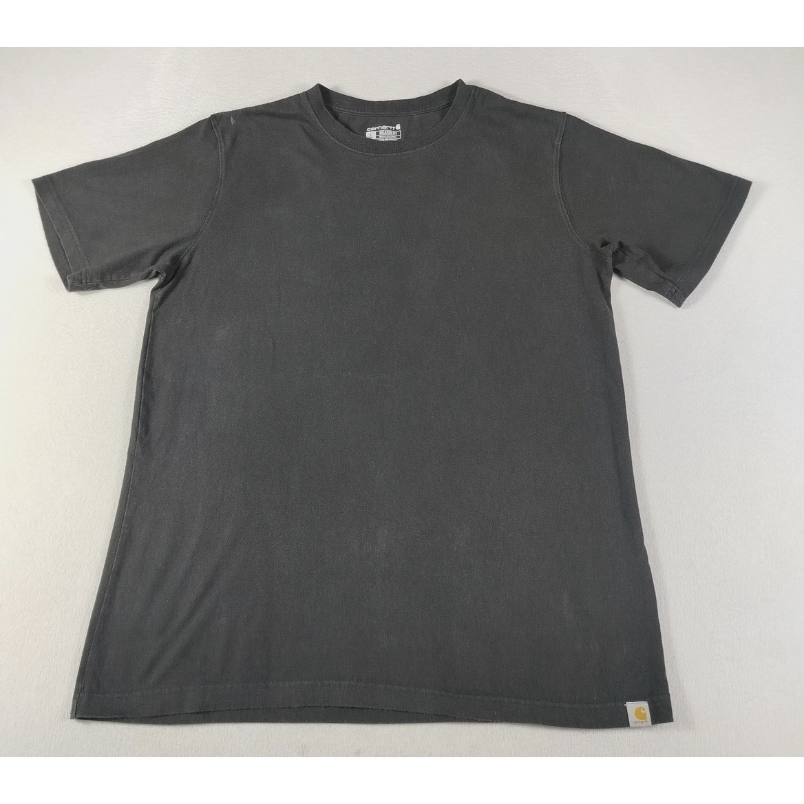 Carhartt Shirt Mens Large Tall Black Relaxed Fit Workwear Durable Heavy Duty